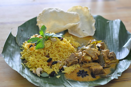 羊肉咖哩印度饭 Nasi Briyani