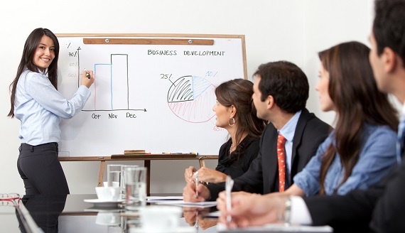 businesswoman-presenting
