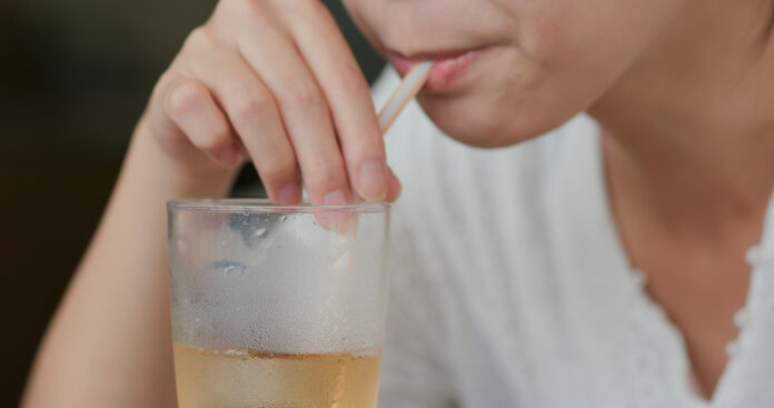 Woman,Drink,Of,Soft,Drink